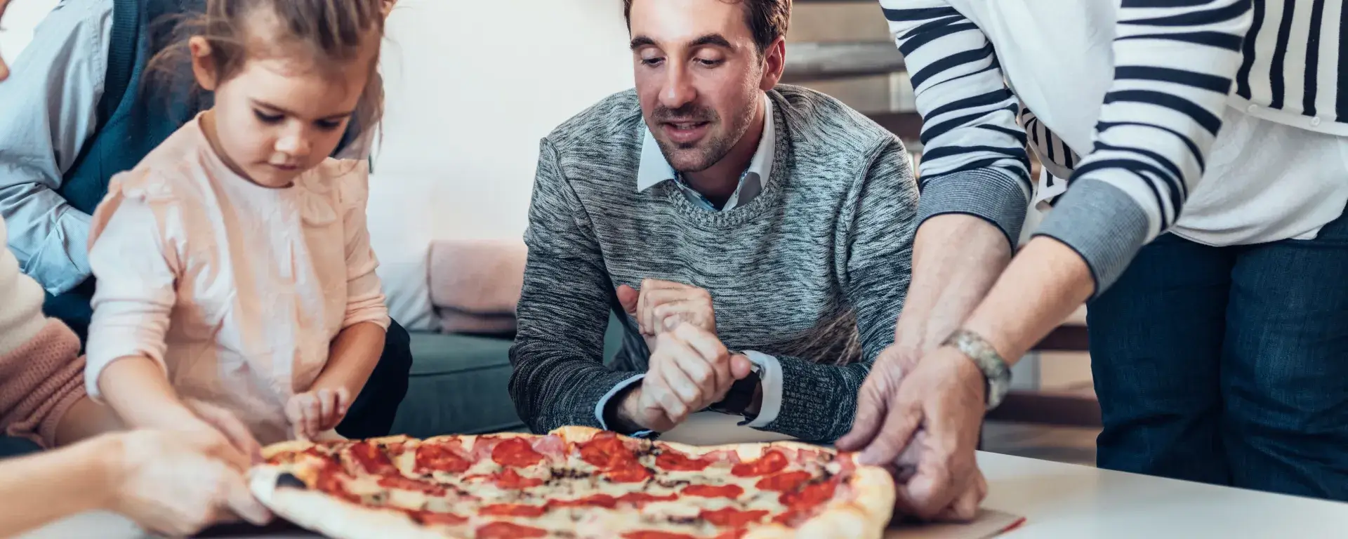 Sharing Pizza