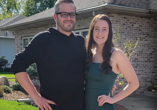 Dustin & daughter