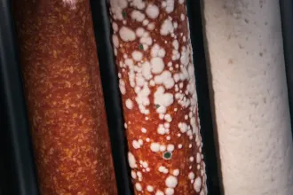 Preserve fibrous sausage casing