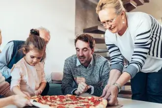Sharing Pizza