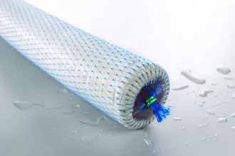 Wet Shirred Fibrous